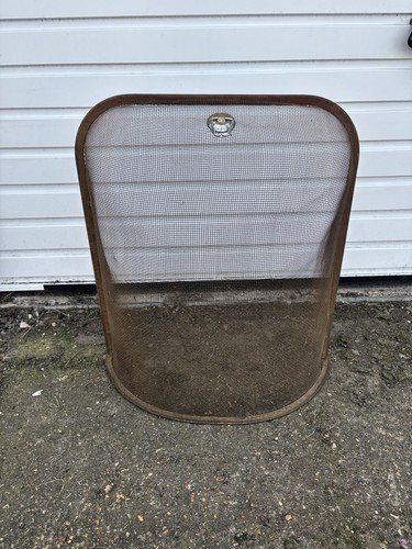 Vintage fireplace spark guard - fireplace,