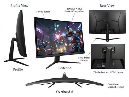 Msi optix g32cq4 wqhd - 31.5",