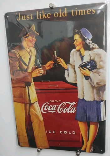 Metallic tin advertising - metallic,