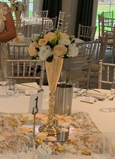 10 No. wedding table decorations centerpieces used once