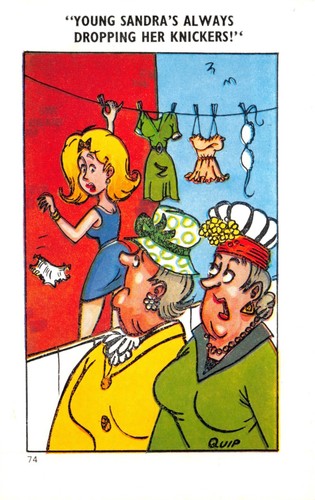 Sapphire comic postcard 74 - comic,