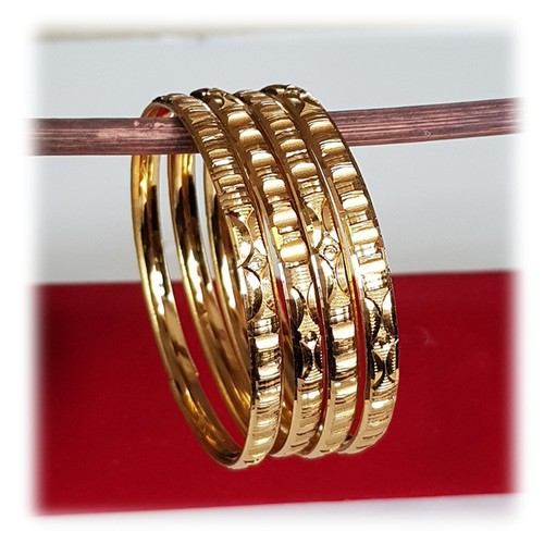 22ct gold plated bangle - 22ct,