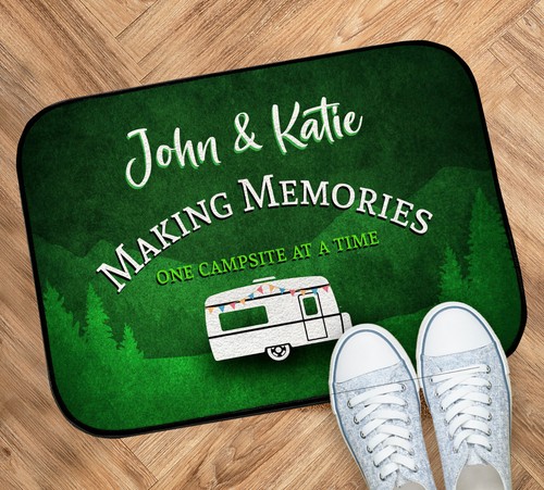 Personalised caravan door - personalised, mat