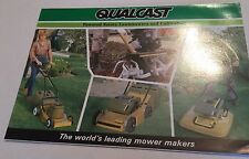 QUALCAST Rotary & Hover Lawnmowers & Cultivators Original 1982 Vintage Brochure