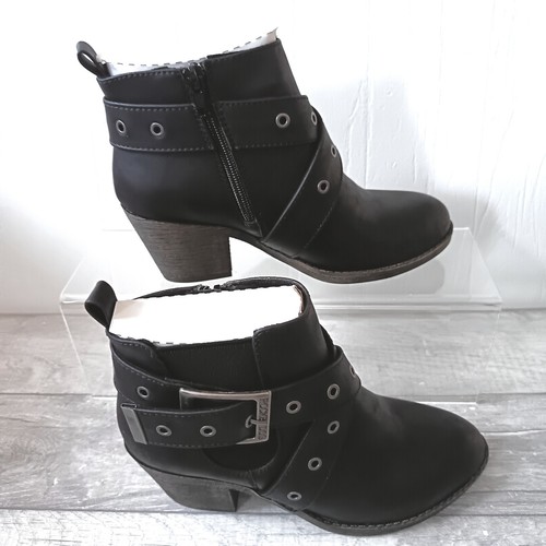 Rocket dog ankle boot black - black, uk