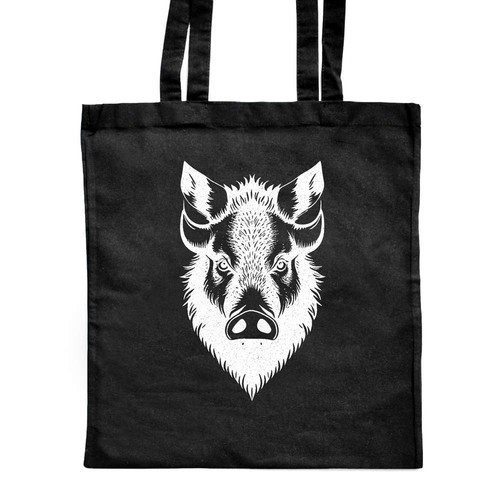 Boars head shopping tote bag - 'boars, head'
