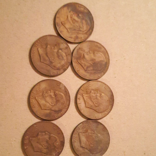 Lot eisenhower 1 coins - eisenhower, $1