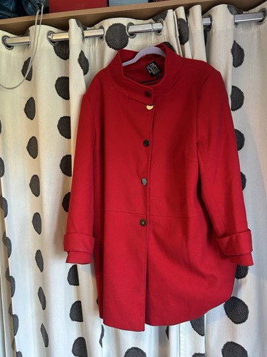 Debenhams red funnel neck