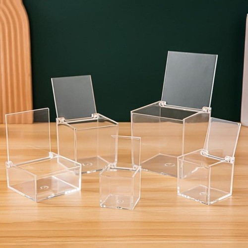 With lids acrylic box - lids,