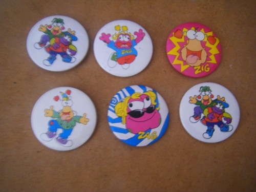 Badges zig and zag vintage - badges,