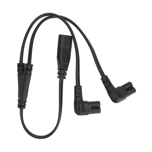 Iec320 dual cord male - cord,