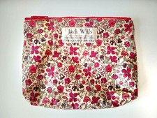 Vintage Jack Wills Make-Up Bag Liberty Art Fabric Floral Cotton PVC Coating
