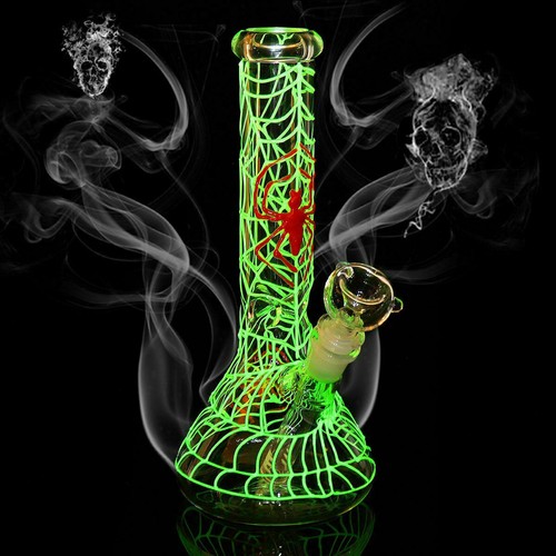 Glass bong spider - 11", web