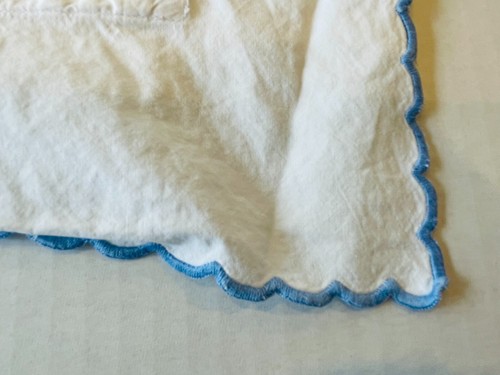 Frette blue scalloped - frette, pillow