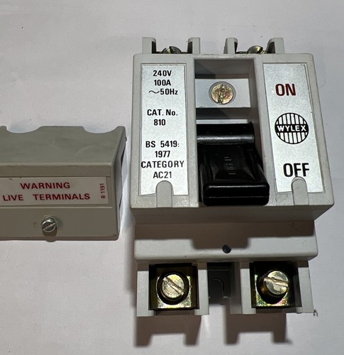 Wylex 810 100a double pole - 810,