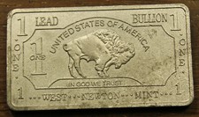 1 Troy Ounce Oz .999 Fine Lead