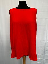 Matalan Women's Orange Sleeveless Top Size 18 Polyester Blend