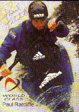 PAUL RATCLIFFE SIGNED PROMO POSTCARD OLYMPIC SILVER MEDALIST AT SLALOM KAYAK