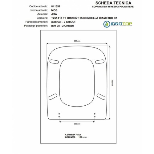Toilet seat mos - seat,