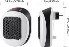 Luna Heater Lunaheater Portable Space Heater,Mini Heater with Remote Control!!