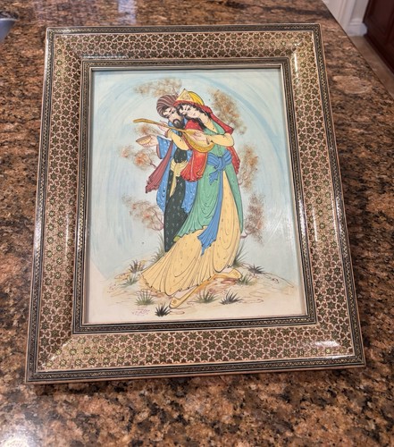 Vintage persian painting - vintage,