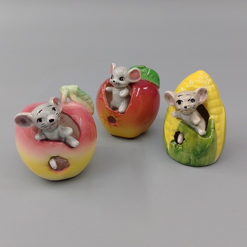 Vintage ceramic napco mouse - vintage,