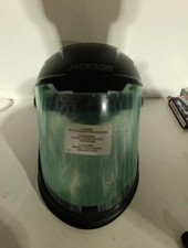 Jackson Safety,Black 14200 Maxview Premium Full Face shield/Face Guard clear