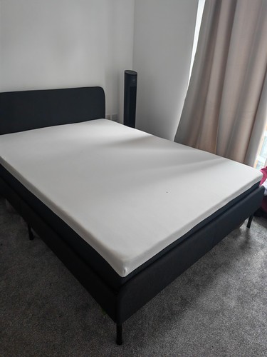 Ikea double bed - bed, with