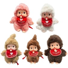 Monchhichi Standard Boy plush doll with tag SS size Key Chain Kawaii