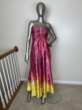 Crystal Sequin Halter Pink Purple LA FEMME PROM/PAGEANT/FORMAL DRESS/GOWN Size 6