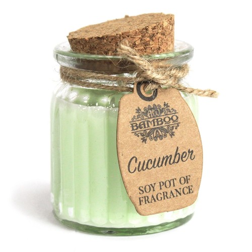 Cucumber soy pot fragrance - cucumber,