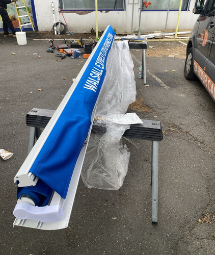 Shopfront awning electric