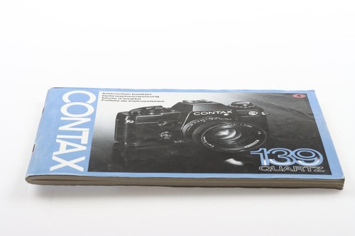 Contax 139 quartz instruction - contax,