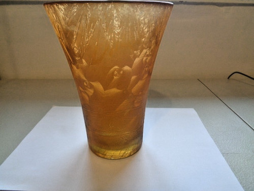 Vintage swedish art glass - glass, vase