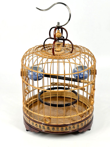 Vintage birdcage round - vintage,