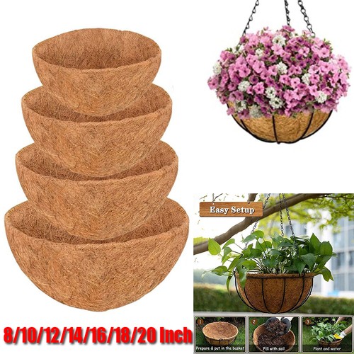 Round hanging basket - round, liner