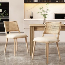 2 Pcs Retro Dining Chairs Set