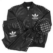 Vintage ADIDAS Black Leather