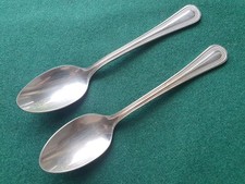 Vintage ONEIDA Duchess (Bead) - Tea Spoon x 2 Stainless Steel