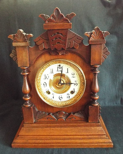 Antique ansonia mahogany - antique,