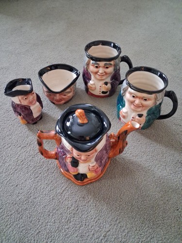 Collection vintage toby jug - vintage,