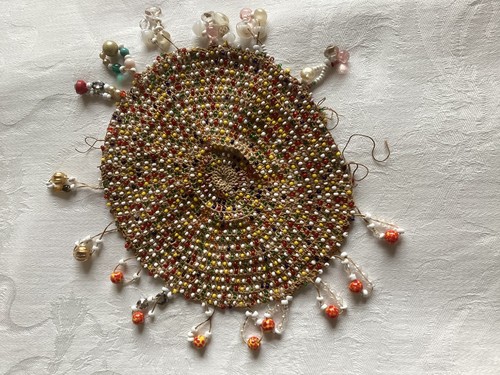 Vintage hand crafted beaded - crafted,