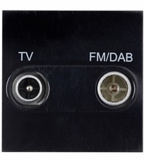 17 x Deta S1438BK TV/FM Diplexer Module Black (34)