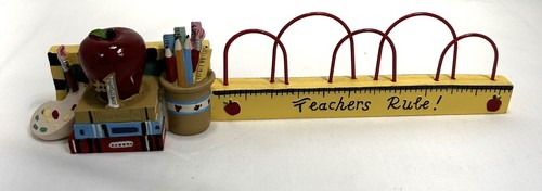 Vintage desk plate - desk, teachers