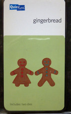 OFFER 2" QuicKutz GINGERBREAD KS-0210 Metal Die Cutter Christmas 2 Cutting Dies