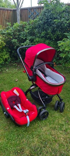 Mothercare orb red pram - red, (all