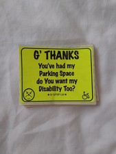 21 Disabled Parking Space Stickers