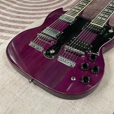 Purple SG Double Neck Electric