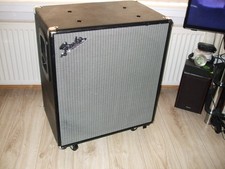 Fender Rumble 410 speaker cabinet.