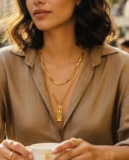 18ct Gold-Plated unisex Double